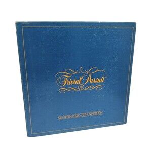 Vintage 1981 Trivial Pursuit Replacement BOX ONLY EMPTY BOX MasterGame Genus Ed.